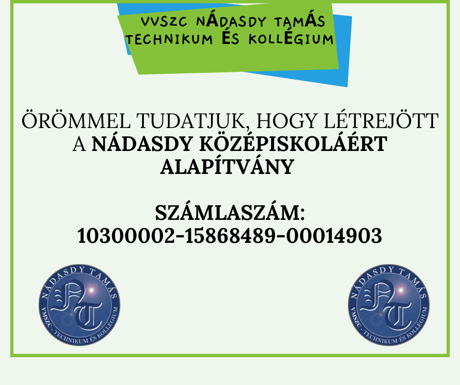 örömmel tudatjuk, hogy létrejött a Nádasdy középiskoláért alapítvány.png